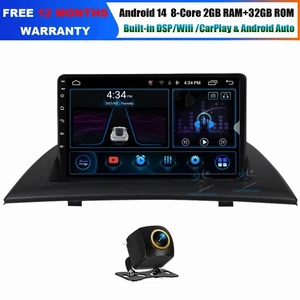 9" Android Auto Radio DAB CarPlay Touchscreen Video GPS Für BMW X3 E83 2003-2010 - Picture 1 of 23