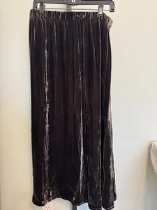 Eileen Fisher Grapht Rock S Oversize Samt Braun Maxi Seidenmischung A Linie - Bild 1 von 8