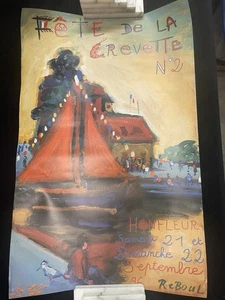 Honfleur Fête de la Crevette N°2 Poster (21.-22. September 1996) Reboul - Bild 1 von 8