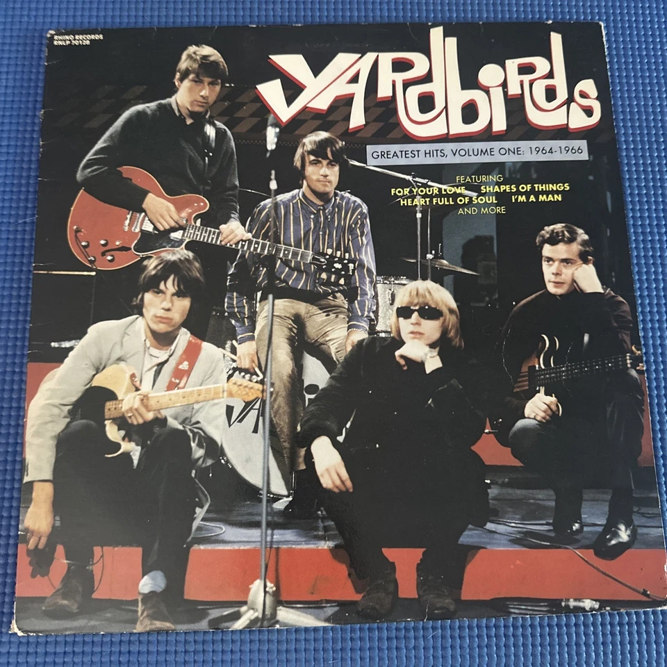 YARDBIRDS GREATEST HITS Vinyl LP VG+/VG Ultrasonically Cleaned - Image 1 of 4