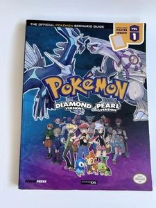 Pokémon Diamond and Pearl Official Scenario Guide Book Nintendo DS - No Poster - Picture 1 of 7