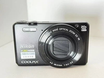 Nikon COOLPIX S7000 Black 16.0MP Digital Camera Built-in WiFi English Language - Image 1 of 4