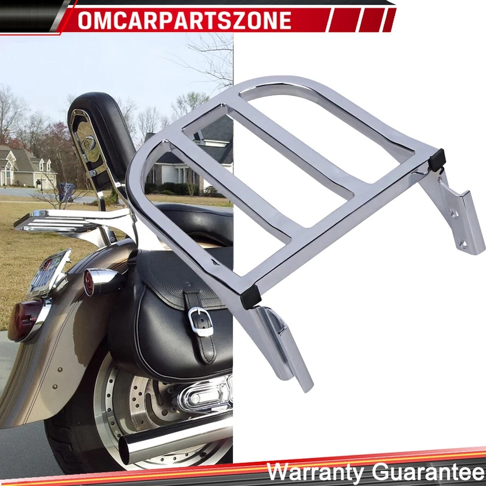 Rear Backrest Luggage Rack For Harley Heritage Softail Classic FLS Glide Custom - Image 1 of 4