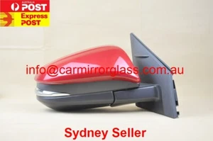 NEW DOOR MIRROR FOR TOYOTA RAV4 2013 - 2018 RIGHT SIDE (RED, No Autofold) - Picture 1 of 2