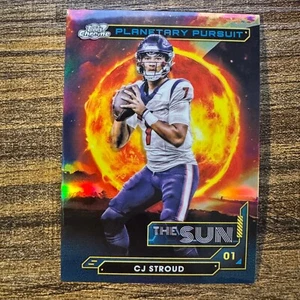 2024 Topps Chrome Cosmic CJ Stroud Planetary Pursuit The Sun #PPSU-CS Texans - Picture 1 of 1