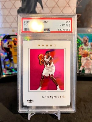 ⭐️ Scottie Pippen 2003 Fleer Avant #36 PSA 10 GEMA COMO NUEVA TARJETA GRADUADA CORTE ORO 🔥 Foto 1 de 2
