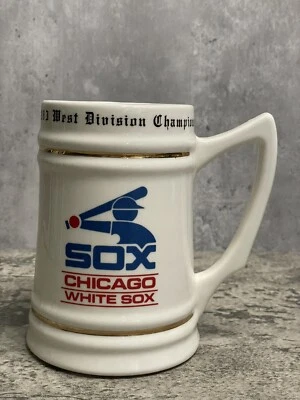 De colección Chicago White Sox Western Division Champions Stein con lista 1983 Foto 1 de 3