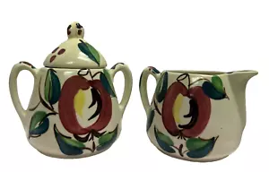 Purinton Pottery Slip Ware Sugar Bowl & Creamer Vintage - Picture 1 of 3