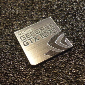 Nvidia GEFORCE GTX 1070 PC Logo Label Decal Case Sticker Laptop Badge [426d]