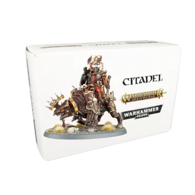 Warhammer AoS Khorne Lord of Khorne on Juggernaut - New in Box - Finecast - Image 1 of 2