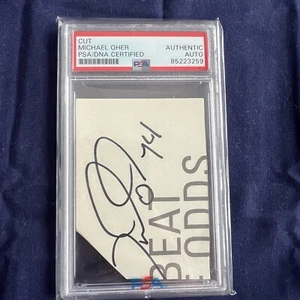 Michael Oher Autograph - CUT - PSA - NFL RAVENS - Bild 1 von 2