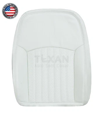 Кожаный перфорированный белый чехол на верхнее сиденье водителя для Pontiac Firebird TransAm 1996 года - Изображение 1 из 4