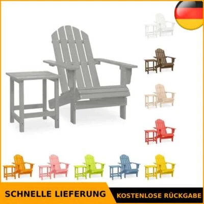 KEINE ANGABE Tanne Adirondack Gartenstuhl Tisch Deckchair Stuhl mehrere Auswahl vidaXL