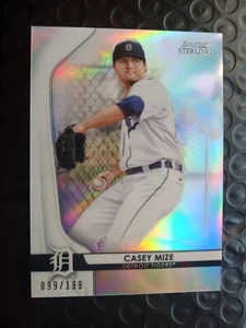 /199 Casey Mize Short Print SP #BPR-41 Detroit Tigers - Bild 1 von 4