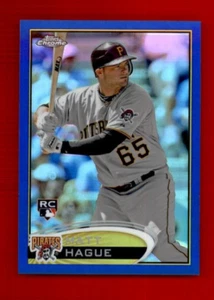 2012 Topps Chrome Blue Refractors #190 Matt Hague 062/199 - Picture 1 of 2