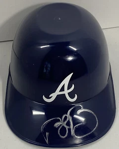 Brett Boone signiert Atlanta Braves Mini Helm Saison 1999 selten - Bild 1 von 6