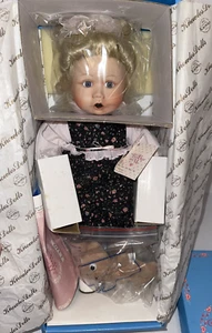 Vintage Knowles - My Closet Friend - Boo Bear and me Porcelain Doll - Picture 1 of 10
