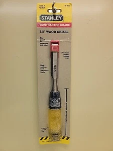 Stanley 5/8" Wood Chisel Contractor Grade 16-906 New Old Stock  USA - Picture 1 of 19
