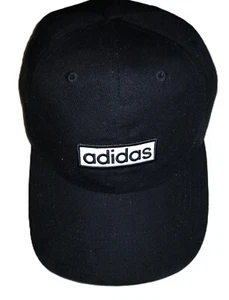 Adidas Aeroready Hat Baseball Cap Black Script Adjustable Strap Back Adults - Picture 1 of 6