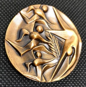 1964 Tokyo Olympic Participation Official Reference Medal Medal, Taro Okamoto - Picture 1 of 11