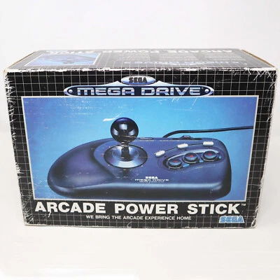 VINTAGE SEGA MEGA DRIVE MEGADRIVE ARCADE POWER STICK JOYSTICK JOYPAD CONTROLLER - Image 1 of 4