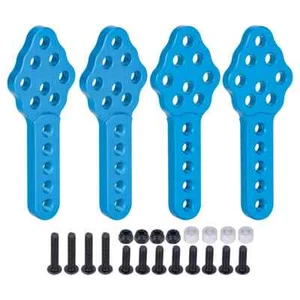 4x CNC Shock Absorber Adjust Plate Droop Mount for RC 1/10 Axial SCX10 90046 D90 - Picture 1 of 15