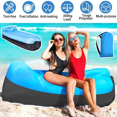 Luftsofa Couch Aufblasbares Liegestuhl Hängematte Sitzsack Strandliege Luftsack - Bild 1 von 4