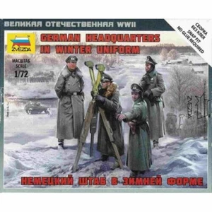 Zvezda #6232 - 1:72 Cuartel General Alemán en uniforme de invierno - Imagen 1 de 2