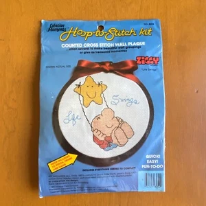 Vintage Ziggy Counted Cross Stitch Kit Hoop to Stitch 8254 - Picture 1 of 4