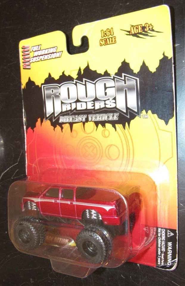 Rough Riders Pullback Diecast Monster Truck Red - 2006 Smart Bean - Image 1 of 1