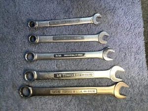 Lot  Of 5 Craftsman USA v Series Combo 11/32, 3/8, 7/16, 1/2,  9/16 - Picture 1 of 8