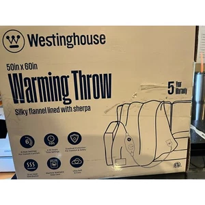 Westinghouse Coperta Elettrica Riscaldante Lancio 6 Impostazioni di Calore 50x60 Beige - Foto 1 di 11
