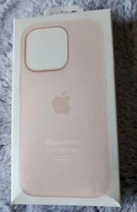 Original Apple Silikon Hülle mit MagSafe für iPhone 14 Pro - kreiderosa. SCHNELLER VERSAND - Bild 1 von 3