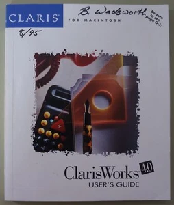 Claris Works 4.0 for Macintosh - User's Guide - Picture 1 of 7
