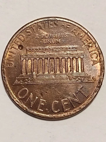 1995 D Lincoln Memorial One Cent Penny Error Coin Cover