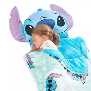 Stitch “Palm Smiles” Slumber Bag With Pillow - Picture 1 of 9