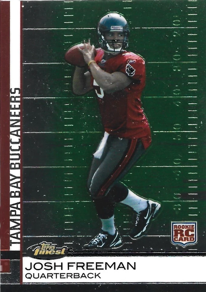 2009 Topps Finest #61 Josh Freeman rookie card, Kansas State Wildcats legend - Image 1 of 1