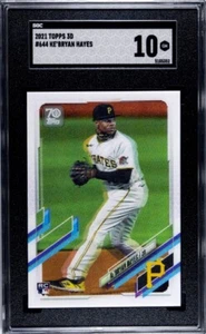 2021 Topps MLB 3D Ke’Bryan Hayes Rookie RC SGC 10 Gem Mint - Picture 1 of 2