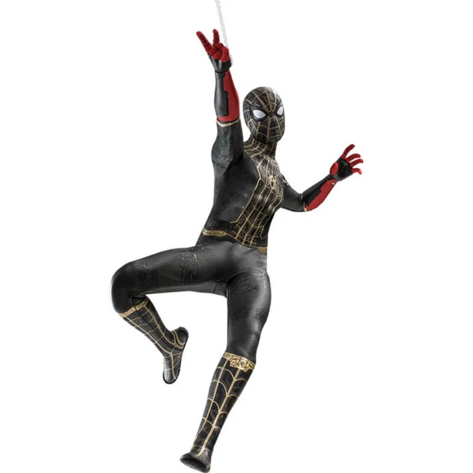 Officially Licensed Spider-Man Black & Gold Suit 1:6 Scale Action Figure 12" - Image 1 of 1