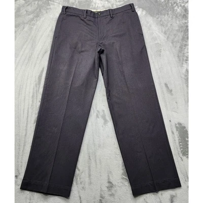 Pantalones Eddie Bauer Para Hombre 38WX34L Negros Calce Relajado Frente Plano Chino Caquis Oficina Foto 1 de 4