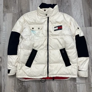 Vintage 90s Tommy Hilfiger Down Puffer Jacket Size XL *Read Description - Picture 1 of 14