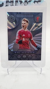 2025 TOPPS MATCH ATTAX PLATINUM PULL ALEXIS MAC ALLISTER LIVERPOOL EPL - Picture 1 of 2