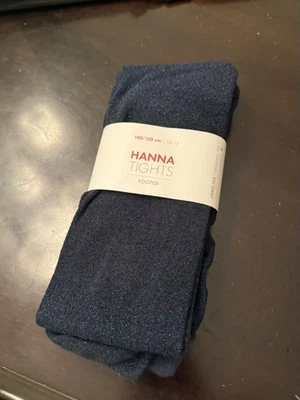 Medias Hanna Andersson con patas brillantes azul marino talla 140/150 (10-12) nuevas con etiquetas Foto 1 de 3