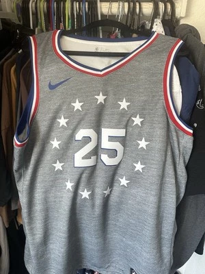 Ben Simmons #25 Philly 76ers Nike Jersey Swingman City Edition Men’s Size XL - Image 1 of 4