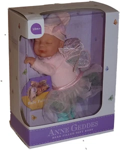 Anne Geddes 9 inch Baby Fairy Doll - Bean Filled Soft Body Collection - Picture 1 of 10