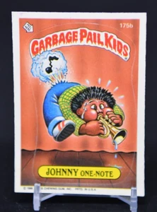 Johnny One Note One-Note 1986 Topps Garbage Pail Kids Series 5 175b - Picture 1 of 2