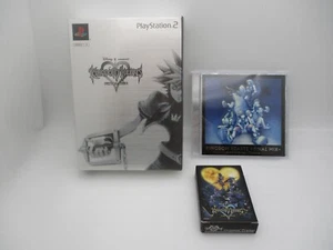 PS2 KINGDOM HEARTS Final Mix Platinum Ltd. w/Additional Tracks CD & Trump Japan - Picture 1 of 17