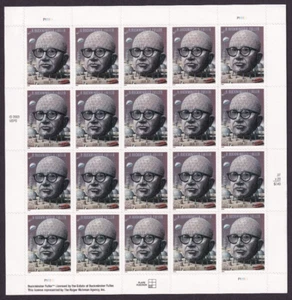 Scott #3870 Buckminster Fuller Sheet of 20 Stamps - MNH - Picture 1 of 2
