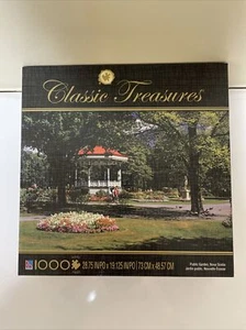 1000 Piece Jigsaw Puzzle, Sure Lox ,Brand New Classic Treasures Public Garden - Picture 1 of 4
