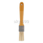 Flat Painting Brush 1" Width w/ Yellow Plastic Handle for Professional Painters